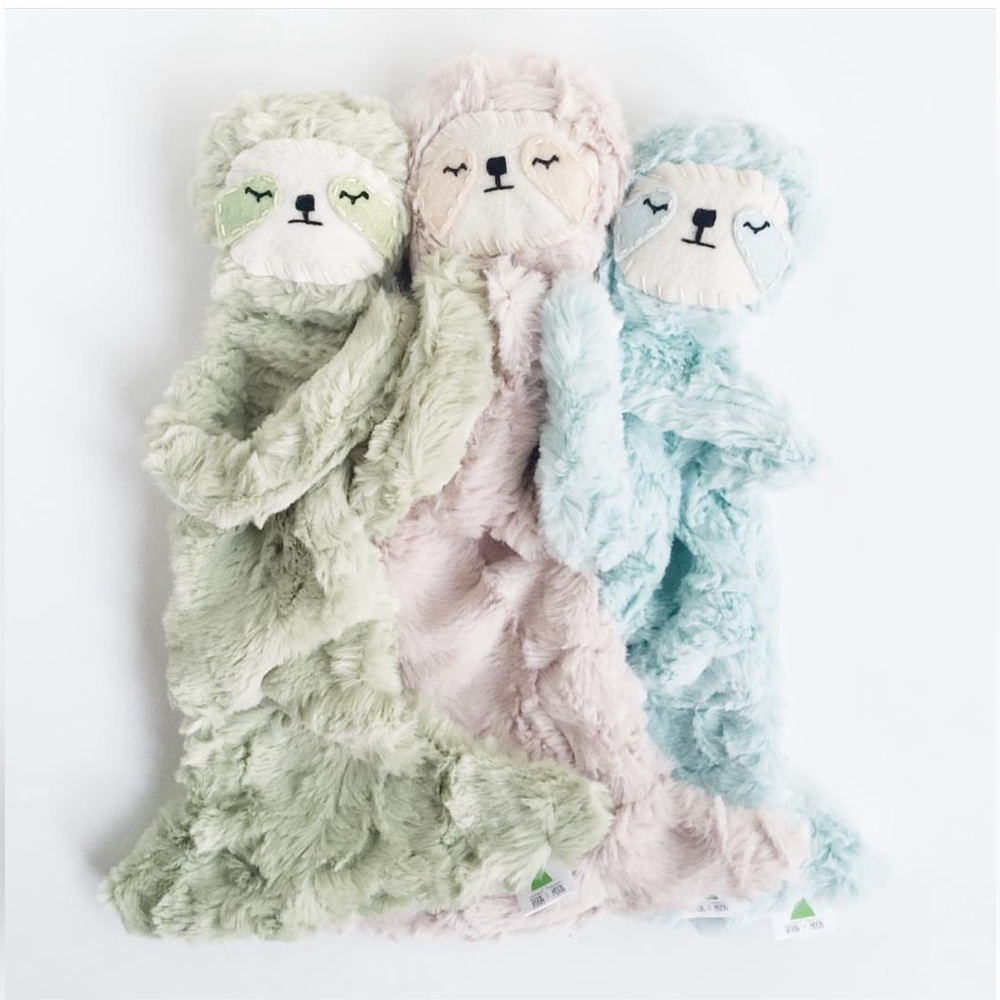 EXTREMELY RARE!!! The ORIGINAL ‘Slumberkins’ Sloth Lovey Skye! (Spoon & Moon)